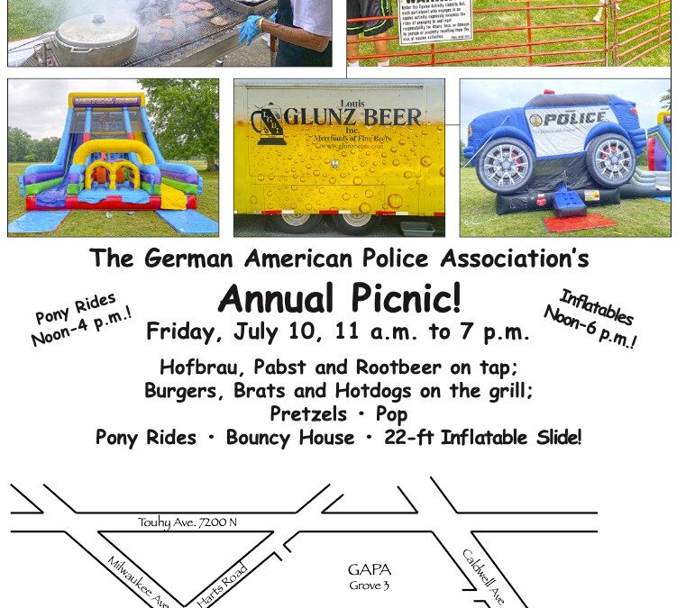 GAPA Picnic Friday July 10th